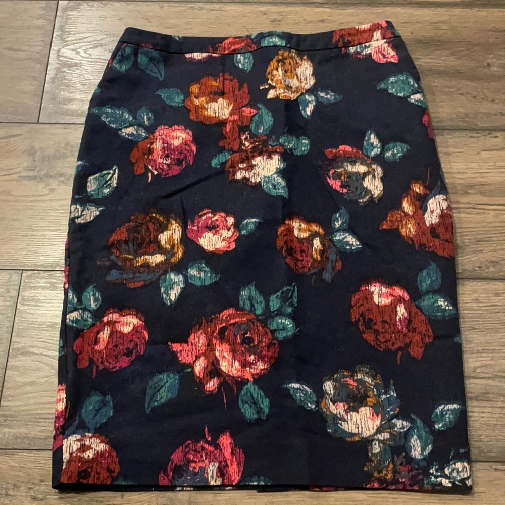 Merona Floral Pencil Skirt